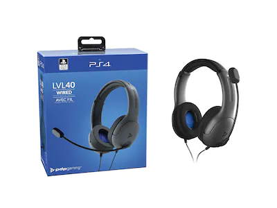 PDP LVL40 Kablet Stereo Headset PS4