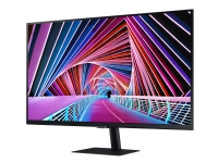 Samsung S32A706NWU - S70A series - LED-skjerm - 32 - 3840 x 2160 4K @ 60 Hz - VA - 300 cd/m² - 2500:1 - HDR10 - 5 ms - HDMI, DisplayPort - svart