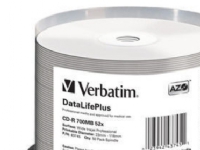 Verbatim DataLifePlus - 50 x CD-R - 700 MB 52x - hvit - blekkstråleskrivbar overflate, bred skrivbar overflate - spindel