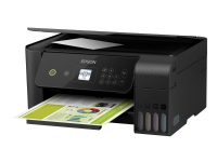 Epson EcoTank ET-2720 - Multifunksjonsskriver - farge - ink-jet - påfyllbar - A4/Legal (medie) - opp til 10 spm (trykking) - USB, Wi-Fi - svart