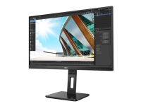 AOC 27P2Q - LED-skjerm - 27 - 1920 x 1080 Full HD (1080p) @ 75 Hz - IPS - 250 cd/m² - 1000:1 - 4 ms - HDMI, DVI, DisplayPort, VGA - høyttalere - svart