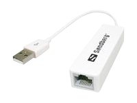 Sandberg USB to Network Converter - Nettverksadapter - USB 2.0 - 10/100 Ethernet