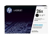 HP 26X høykapasitet svart original LaserJet-tonerkassett, 9000 sider, Sort, 1 stykker