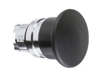 Schneider Electric ZB4BC2 Frontelement til trykknap kan nulstilles (Ø) 22 mm Tom Krom, Sort 1 stk