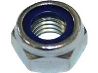 DRESSELHAUS Låsemøtrik 12mm DIN 985 elforzinket, med kunststofring nøglevidde 19mm - (100 stk.)