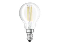 OSRAM STAR CLASSIC P - LED-filamentlyspære - form: P45 - klar finish - E14 - 4 W (ekvivalent 40 W) - klasse E - varmt hvitt lys - 2700 K