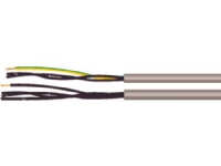 Styrekabel, PVC 4G0,75mm² YSLY-JZ lysegrå 300/500V ring, kabeldiameter 6,3mm - (100 meter)