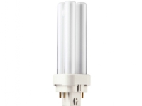 Philips MASTER PL-C 4P, 10 W, G24q-1, 4P, 600 lm, Varm hvit