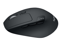 Logitech M720 Triathlon - Mus - høyrehendt - optisk - 7 knapper - trådløs - Bluetooth, 2.4 GHz - USB trådløs mottaker