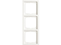 ABB Future ramme 3 modul, 80x222mm, hvid