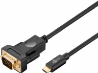 Goobay 79293, 1,8 m, VGA (D-Sub), USB Type-C, Hankjønn, Hankjønn, Rett