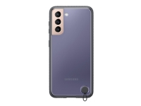 Samsung Clear Protective Cover EF-GG991 - Baksidedeksel for mobiltelefon - svart - for Galaxy S21 5G
