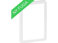 LAURITZ KNUDSEN FUGA SLIM designramme 1,5 modul, hvid.