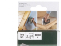 Klammertype 53 1000 stk Bosch Accessories 2609255823 Dimensioner (L x B) 14 mm x 11.4 mm