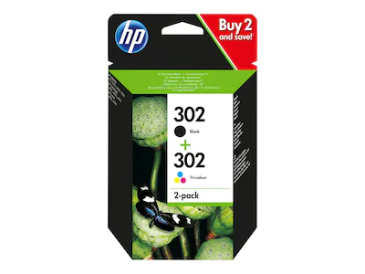 HP Blekk 302 Sort/Tri-Color