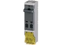 ABB SLD 1 3-polede sikringsafbryderliste DIN 1 til Kabeldon, 1-afgang 250A NH1, 10 moduler. Nul klemme bestilles særskilt.