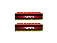 Patriot Extreme Performance Viper 4 Series - DDR4 - sett - 32 GB: 2 x 16 GB - DIMM 288-pin - 3200 MHz / PC4-25600 - CL16 - 1.35 V - ikke-bufret - ikke-ECC - sort / rød
