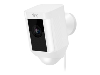 Ring Spotlight Cam Wired - Nettverksovervåkingskamera - utendørs - værbestandig - farge (Dag og natt) - 1080p - lyd - trådløs - Wi-Fi