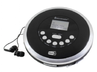Soundmaster CD9290SW, Svart, Bærbar CD-spiller