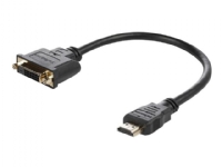 MicroConnect - Video adapter - dobbeltlenke - DVI-D hunn til HDMI hann - 15 cm - svart - passiv, 1080p støtte 60 Hz