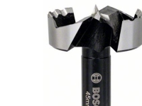 Bosch - Bor - for bløtt tre, løvtre, finertre, non-laminated chipboard - Forstner bit - 45 mm - flat 3-hake - lengde: 90 mm