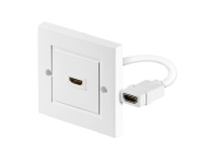Goobay 51722, HDMI Type A (Standard), HDMI Type A (Standard), Hvit
