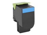Lexmark 702HC - Høy ytelse - cyan - original - tonerpatron LCCP, LRP - for Lexmark CS310dn, CS310n, CS410dn, CS410dtn, CS410n, CS510de, CS510dte
