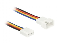 Delock - Forlengelseskabel for viftestrømforsyning - 4-pins PWM (hann) til 4-pins PWM (hunn) - 1 m