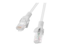 Lanberg - Koblingskabel - RJ-45 (hann) til RJ-45 (hann) - 50 cm - UTP - CAT 5e - uten hindringer - grå, RAL 7035
