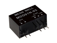 MEAN WELL MDD01L-15, 4.5 - 5.5 V, 1 W, 15 V, -0,034 A, RoHS, 3000 stykker