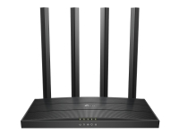 TP-Link Archer C6 (V2) - Trådløs router - 4-port switch - GigE - 802.11a/b/g/n/ac - Dual Band