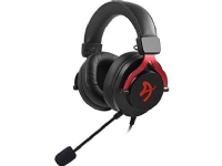 Arozzi Aria - Headset - fuld størrelse - kablet - 3,5 mm jack - Rød/Sort