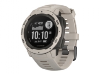 Garmin Instinct - Tundra - sportsur med bånd - silikon - monokrom - Bluetooth, ANT+ - 52 g