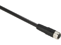 Følerkabel PUR M8 3-pin hun lige 10 meter XZCP0566L10