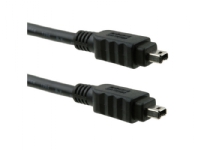 ICIDU - IEEE 1394-kabel - 4 pin FireWire (hann) til 4 pin FireWire (hann) - 3 m - svart