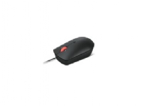 Lenovo ThinkPad Compact - Mus - høyre- og venstrehåndet - optisk - 4 knapper - kablet - USB, USB-C - ravnsort - OEM - for IdeaPad 3 15 3 17 K14 Gen 1 ThinkBook 14 G4+ IAP ThinkPad L14 Gen 3 X1 Carbon Gen 10