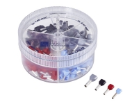 Vogt Verbindungstechnik 625515 Tvillingemuffer-sortiment 0.75 mm² 2.50 mm² Lyseblå, Rød, Sort, Grå 200 stk