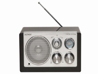 Denver Electronics TR-61, Bærbar, AM,FM, Svart, Rotasjon, AA, 50 Hz