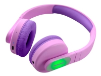 Philips Kids TAK4206PK - Hodetelefoner - on-ear - Bluetooth - trådløs, kablet - 3,5 mm jakk - rosa