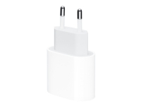 Apple 20W USB-C Power Adapter - Strømadapter - 20 watt (USB-C) - for 10.2-inch iPad 10.5-inch iPad Air 10.9-inch iPad Air iPad mini 5 iPhone 11, 12, 13, SE