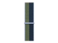 Apple - Sløyfe for smart armbåndsur - 145 - 220 mm - mosegrønn, avgrunnsblå - for Watch (42 mm, 44 mm, 45 mm)