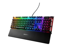 SteelSeries Apex Pro - Tastatur - med display - backlit - USB - Nordisk - tastsvitsj: OmniPoint Adjustable