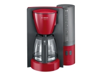 Bosch ComfortLine TKA6A044 - Kaffemaskin - 15 kopper - rødt/antrasitt
