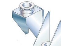 MB Multi50 130mm væg-bæring - Metalbestos Multi50 isoleret skorsten