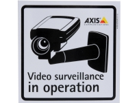 AXIS Surveillance Sticker - Etiketter (en pakke 10)