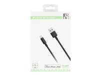 DELTACO - Lightning-kabel - USB hann til Lightning hann - 3 m - svart