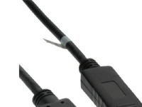 InLine 17182, 2 m, DisplayPort, HDMI, Gull, Sort, Hankjønn/hankjønn