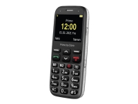 DORO Primo 368 - Funksjonstelefon - microSD slot - LCD-display - 320 x 240 piksler - rear camera 3 MP - grafitt