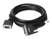 Club 3D - Adapterkabel - DVI-A (hann) til HD-15 (VGA) (hann) - 3 m - tommelskruer, gullglimtkontakter