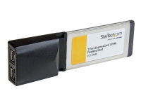 StarTech.com 2 Port ExpressCard 1394b FireWire Laptop Adapter Card - Texas Instruments FireWire Card - ExpressCard FireWire 800 (EC1394B2) - FireWire-adapter - ExpressCard - FireWire 800 x 2